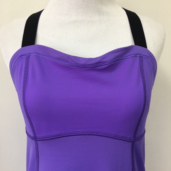 New Lululemon Run Catch Me Tank Size 6 Purple - Picture 2 of 10